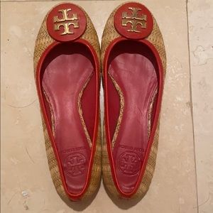 Woven Tory Burch Flats
